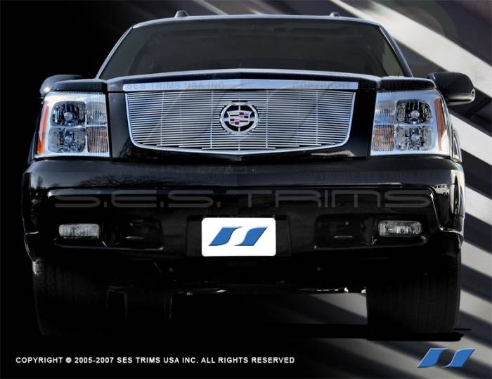 SES Trim - Cadillac Escalade SES Trim Billet Grille - 304 Chrome Plated Stainless Steel - CG108