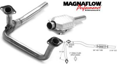 MagnaFlow - MagnaFlow Direct Fit Front & Rear Catalytic Converter - 93307