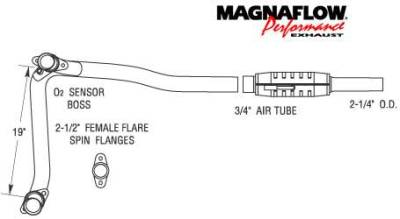 MagnaFlow - MagnaFlow Direct Fit Front & Rear Catalytic Converter - 93312