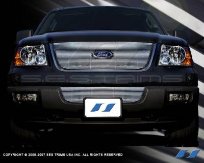 SES Trim - Ford Expedition SES Trim Billet Grille - 304 Chrome Plated Stainless Steel - CG116