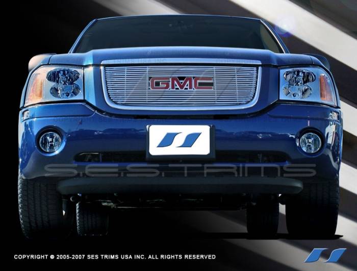 SES Trim - GMC Envoy SES Trim Billet Grille - 304 Chrome Plated Stainless Steel - CG118
