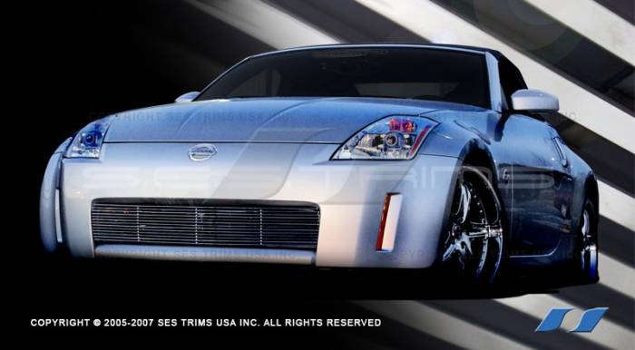 SES Trim - Nissan 350Z SES Trim Billet Grille - 304 Chrome Plated Stainless Steel - CG120