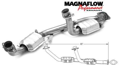 MagnaFlow - MagnaFlow Direct Fit Y-Pipe Catalytic Converter - 93342