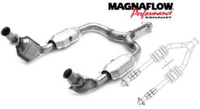 MagnaFlow - MagnaFlow Direct Fit Y-Pipe Catalytic Converter - 93345