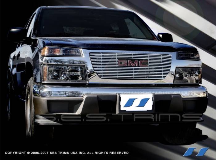 SES Trim - GMC Canyon SES Trim Billet Grille - 304 Chrome Plated Stainless Steel - CG129