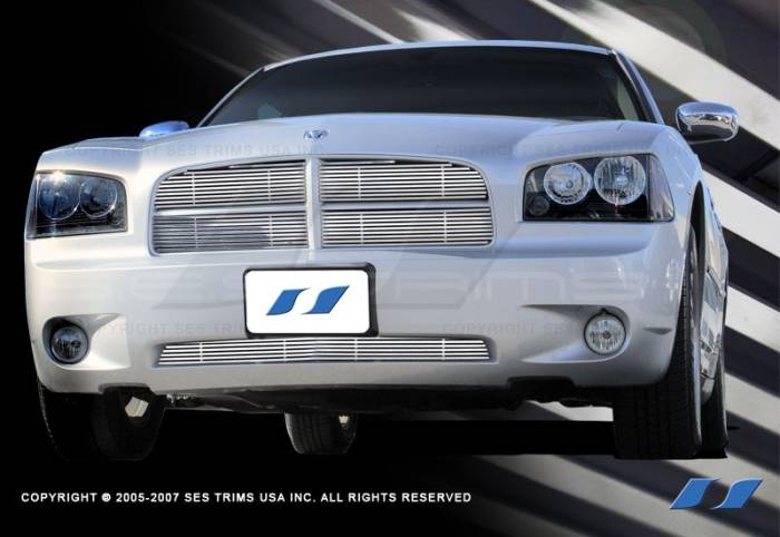 SES Trim - Dodge Charger SES Trim Billet Grille - 304 Chrome Plated Stainless Steel - CG135