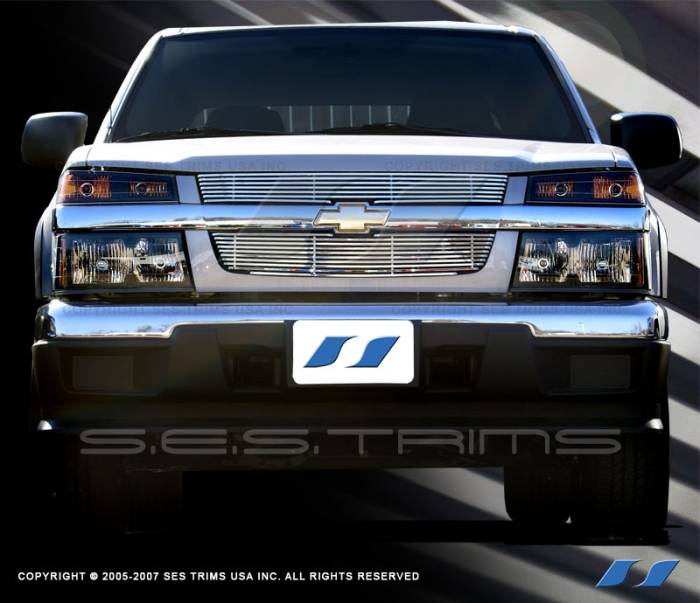 SES Trim - Chevrolet Colorado SES Trim Billet Grille - 304 Chrome Plated Stainless Steel - CG136