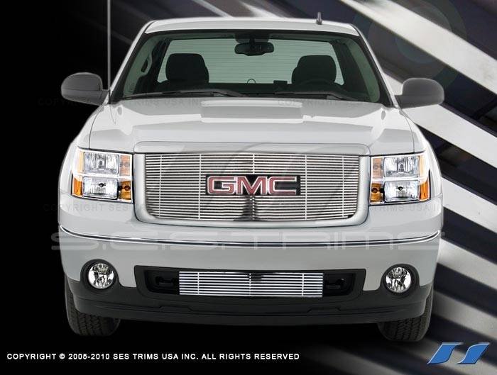SES Trim - GMC Sierra SES Trim Billet Grille - 304 Chrome Plated Stainless Steel - CG151