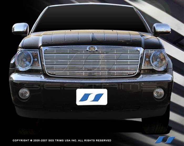 SES Trim - Chrysler Aspen SES Trim Billet Grille - 304 Chrome Plated Stainless Steel - CG155