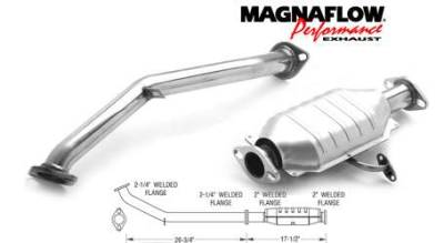 MagnaFlow - MagnaFlow Direct Fit Front & Rear Catalytic Converter - 93678