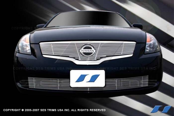 SES Trim - Nissan Altima SES Trim Billet Grille - 304 Chrome Plated Stainless Steel - CG157