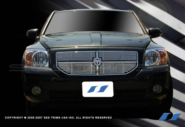 SES Trim - Dodge Caliber SES Trim Billet Grille - 304 Chrome Plated Stainless Steel - CG165