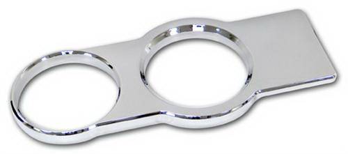 PirateMFG - Ford Mustang Pirate Chrome Billet Cup Holder Insert - Each - MU0001SC