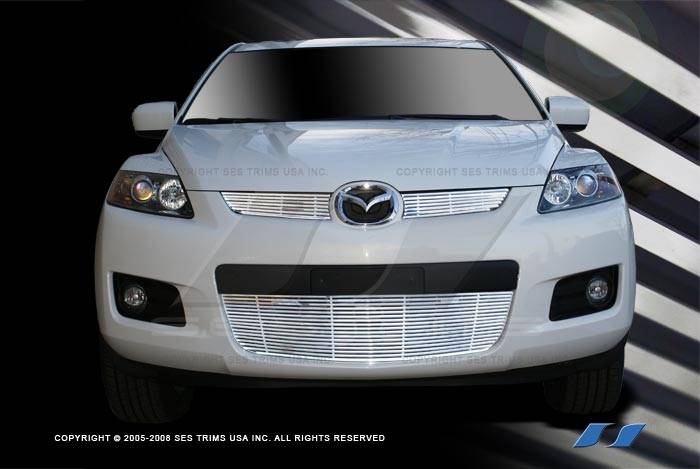 SES Trim - Mazda CX-7 SES Trim Billet Grille - 304 Chrome Plated Stainless Steel - CG197