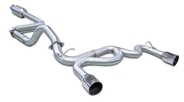 DC Sports - Stainless Steel Cat-Back Exhaust Dual Tip System - DTS9101
