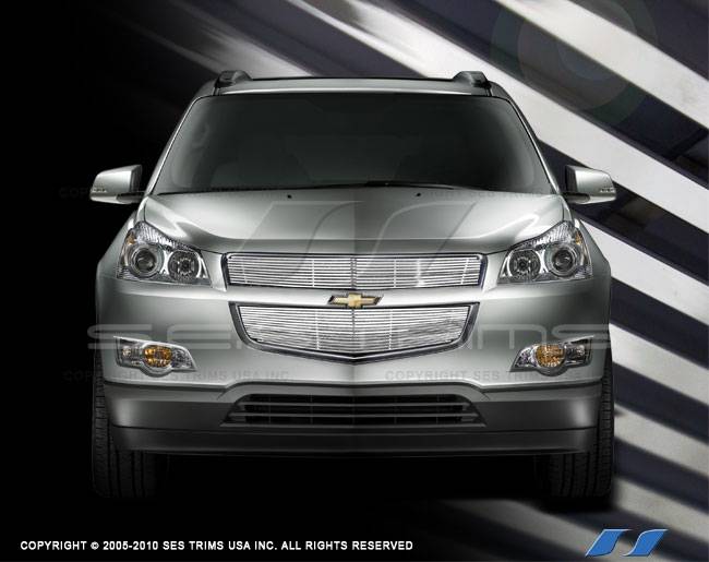 SES Trim - Chevrolet Traverse SES Trim Billet Grille - 304 Chrome Plated Stainless Steel - CG217