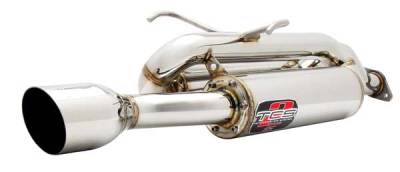DC Sports - Stainless Steel Cat-Back Twin Canister Exhaust System - TCS7013