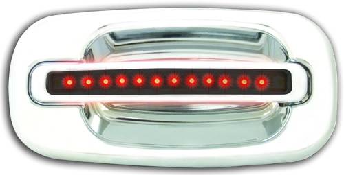 In Pro Carwear - GMC Yukon IPCW LED Door Handle - Front - Chrome - Right Side without Key Hole - 1 Pair - CLR99S18F1