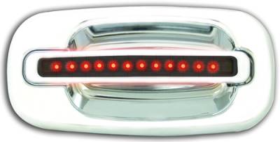 In Pro Carwear - Cadillac Escalade IPCW LED Door Handle - Rear - Chrome without Key Hole - 1 Pair - CLR99S18R
