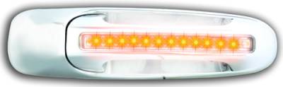 In Pro Carwear - Dodge Dakota IPCW LED Door Handle - Front - Chrome - Right Side without Key Hole - 1 Pair - DLY02C04F1