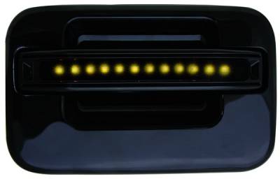 In Pro Carwear - Ford F150 IPCW LED Door Handle - Rear - Black without Key Hole - 1 Pair - FLA04BR