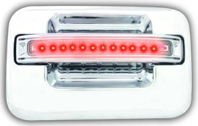 In Pro Carwear - Ford F150 IPCW LED Door Handle - Rear - Chrome without Key Hole - 1 Pair - FLR04CR