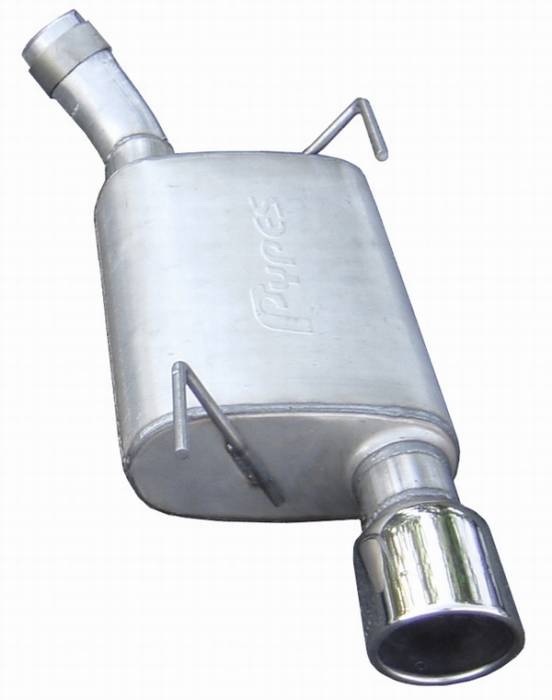 Pypes - Ford Mustang Pypes 409 Stainless Steel Street-Pro Axle-Back with Polished 304 Tip - 20014