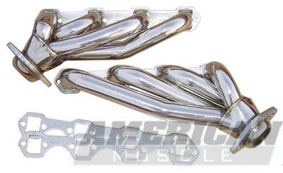 Pypes - Ford Mustang Pypes Polished 304 Stainless Steel Shorty Headers - 20030