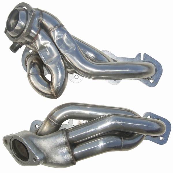 Pypes - Ford Mustang Pypes Polished 304 Stainless Steel Shorty Headers - 20032