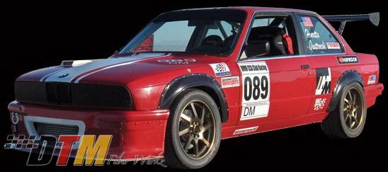 DTM Fiberwerkz - BMW 3 Series DTM Fiberwerkz Turbo Style Fender Flares - 2002 Turbo S