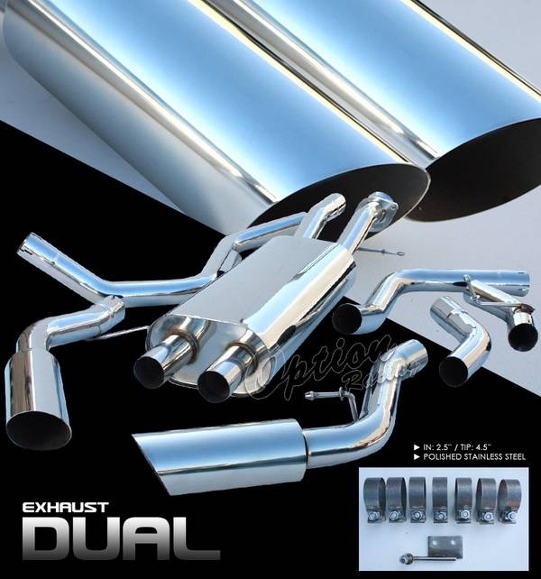 OptionRacing - Cadillac Escalade Option Racing Cat-Back Exhaust System - 41-14183