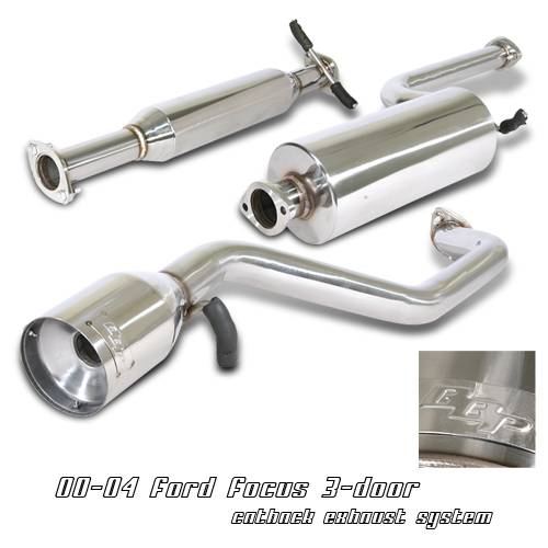 OptionRacing - Ford Focus Option Racing Cat-Back Exhaust - 41-18105