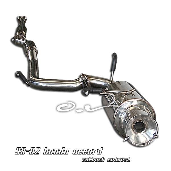 OptionRacing - Honda Accord Option Racing Cat-Back Exhaust - 41-20108