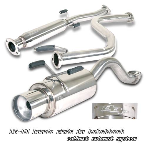 OptionRacing - Honda Civic Option Racing Cat-Back Exhaust - 41-20114