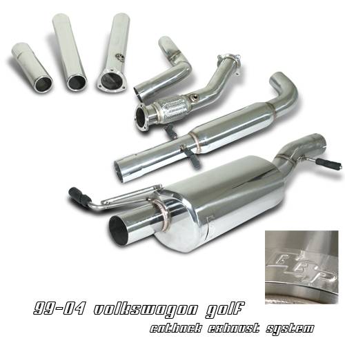 OptionRacing - Volkswagen Golf Option Racing Cat-Back Exhaust - 41-45133