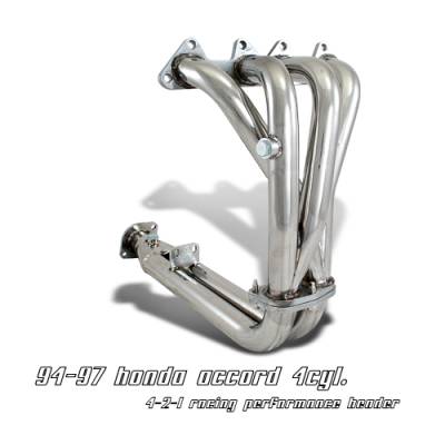 OptionRacing - Honda Accord Option Racing Racing Exhaust Header - 43-20115