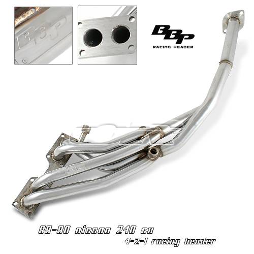 OptionRacing - Nissan 240SX Option Racing Racing Exhaust Header - 43-36129