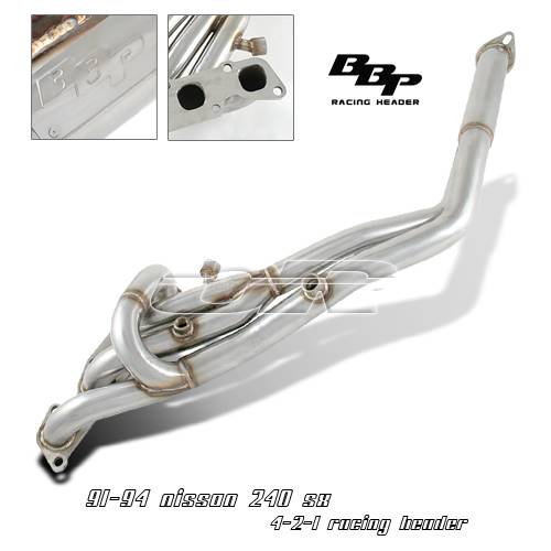 OptionRacing - Nissan 240SX Option Racing Racing Exhaust Header - 43-36130