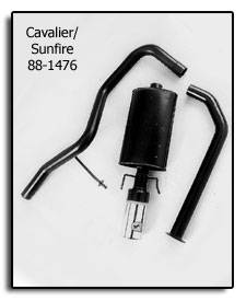 Pacesetter - MONZA Performance Catback Exhaust System - 88-1476