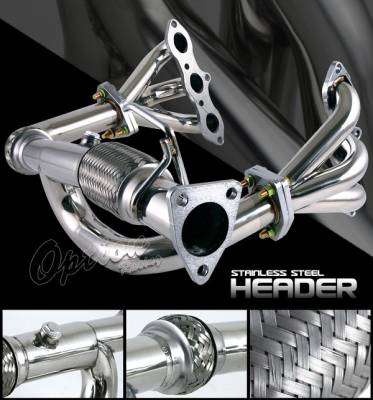 OptionRacing - Honda Accord Option Racing Stainless Steel Exhaust Header - HDS-HA98V6