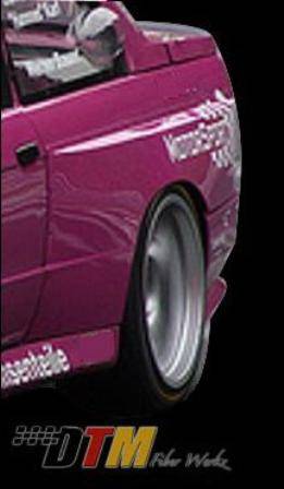 DTM Fiberwerkz - BMW 3 Series DTM Fiberwerkz OEM Style Wide Body Rear Fenders - E30-OEM-M3-R