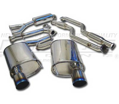 Megan Racing - Lexus IS Megan Racing OE-RS Style Axle-Back Exhaust System - MR-ABE-LI0625
