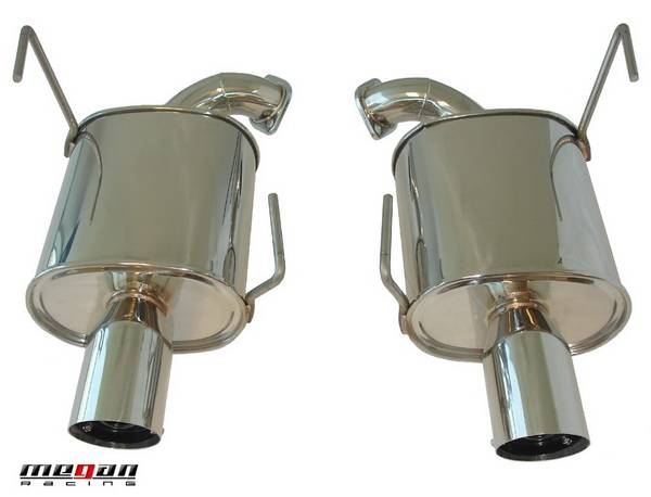 Megan Racing - Subaru WRX Megan Racing Axle-Back Exhaust System - MR-ABE-SI084D25