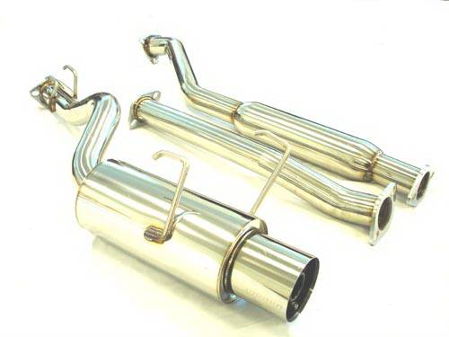 Megan Racing - Honda Civic 2DR & 4DR Megan Racing Drift Spec Style Cat-Back Exhaust System - MR-CBS-HC92C-D