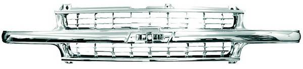 In Pro Carwear - Chevrolet Silverado IPCW Chrome Grille - 1PC - CWG-GR0407G0C