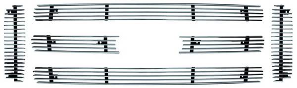 In Pro Carwear - Ford Superduty IPCW Billet Grille - Bolt-On - Honeycomb - 6PC - CWOB-05SD