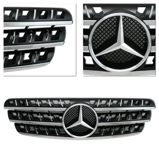 MotorBlvd - MERCEDES-BENZ ML-CLASS W164-STYLE BLACK GRILLE