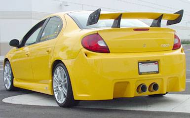 Kaminari - Kaminari Rear Wing Carbon Fiber Accents (K010850C)