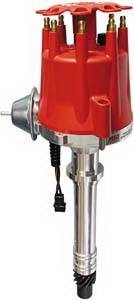 MSD - Chevrolet MSD Ignition Distributor - Billet with Vacuum Advance - 8361