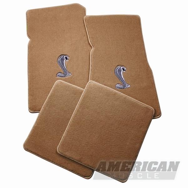 Lloyd Mats - Ford Mustang Lloyd Mats Parchment Cobra Floor Mats - 93003